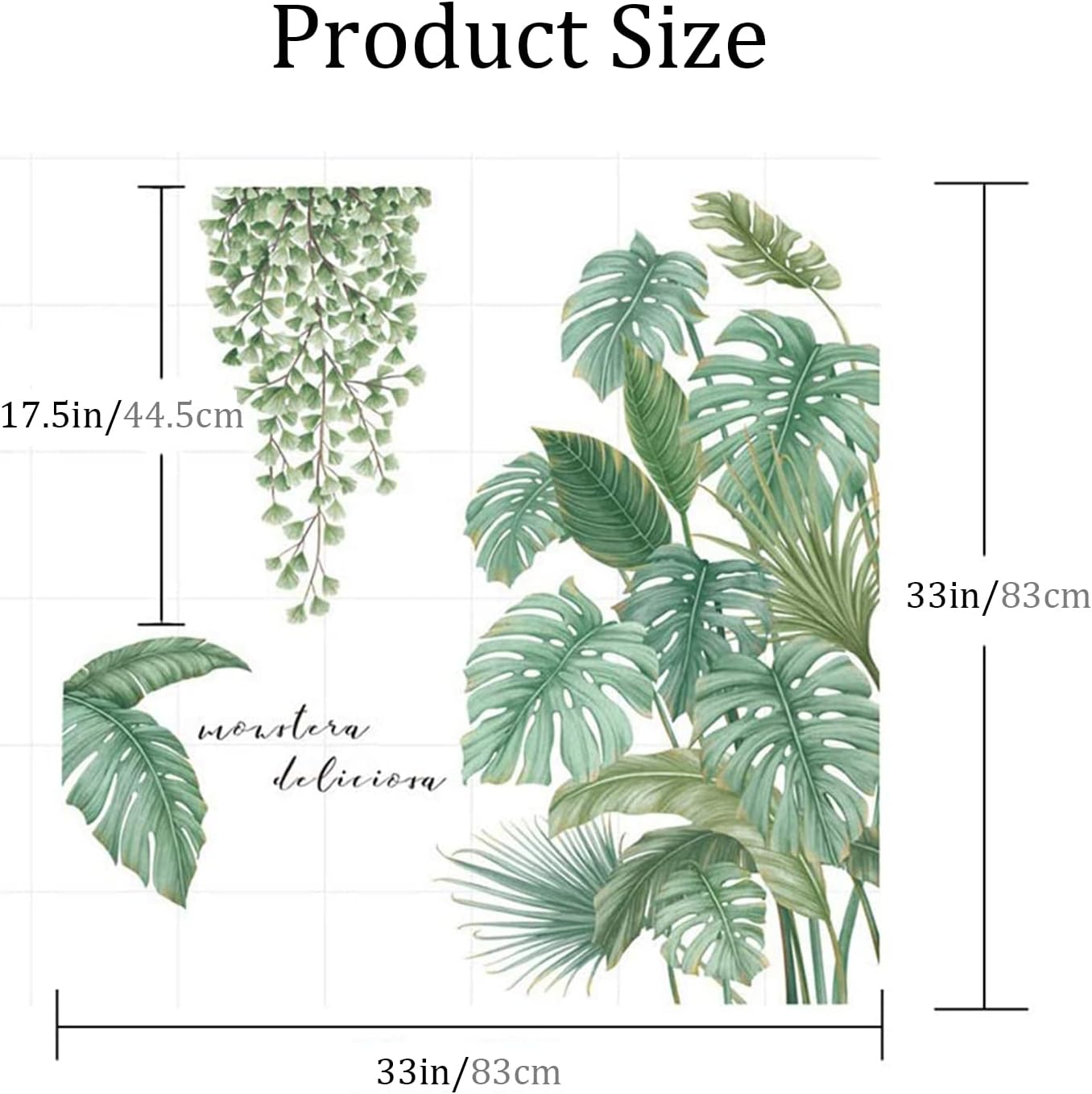 Tropical Leaves Wall Sticker