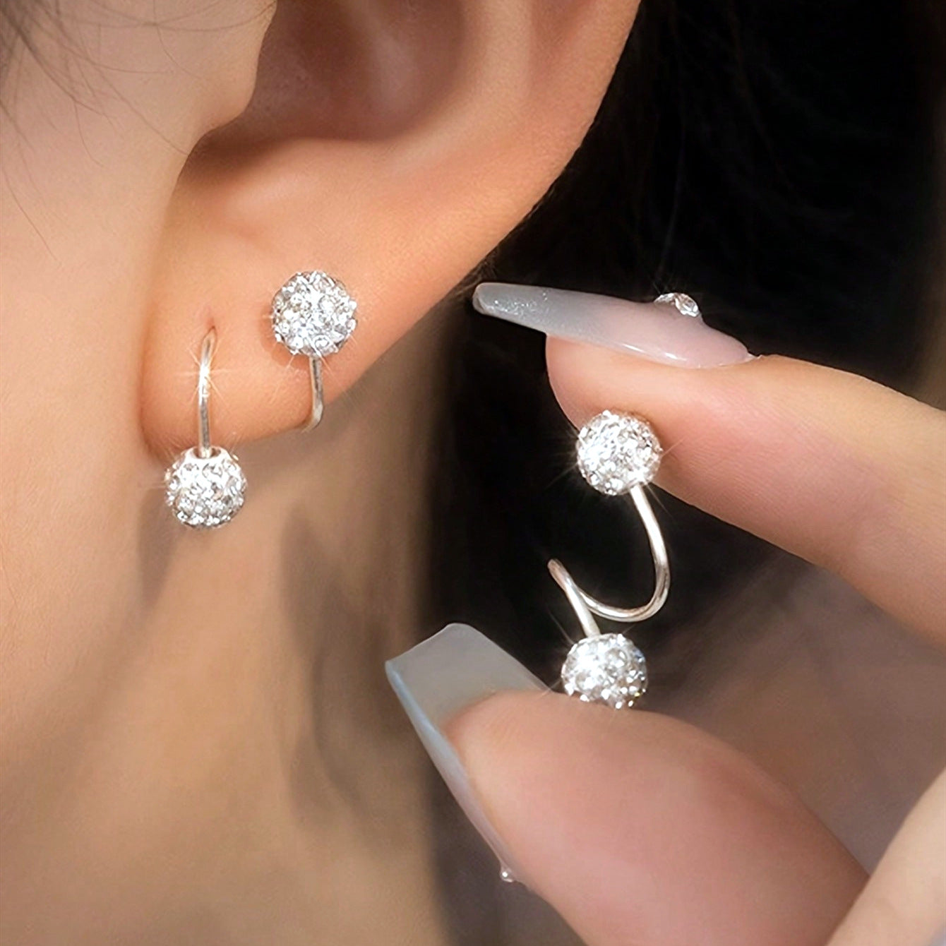 Womens Spiral Earrings J0619
