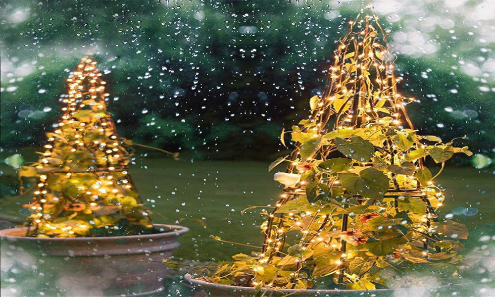 4pcs Solar String Lights