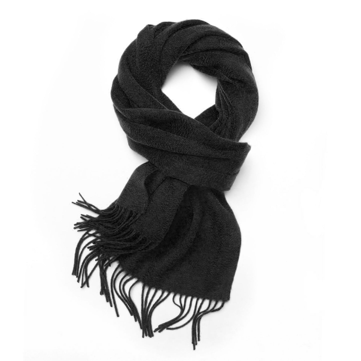 Soft Wool Scarf with Tassel
