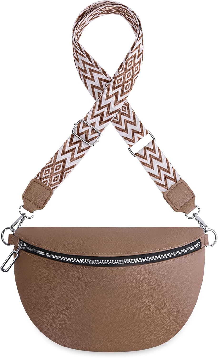 Wide Strap Crossbody Bag