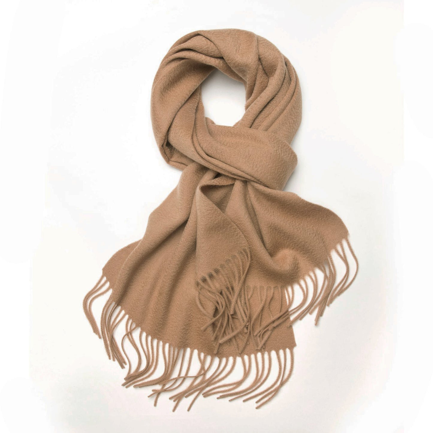 Soft Wool Scarf with Tassel
