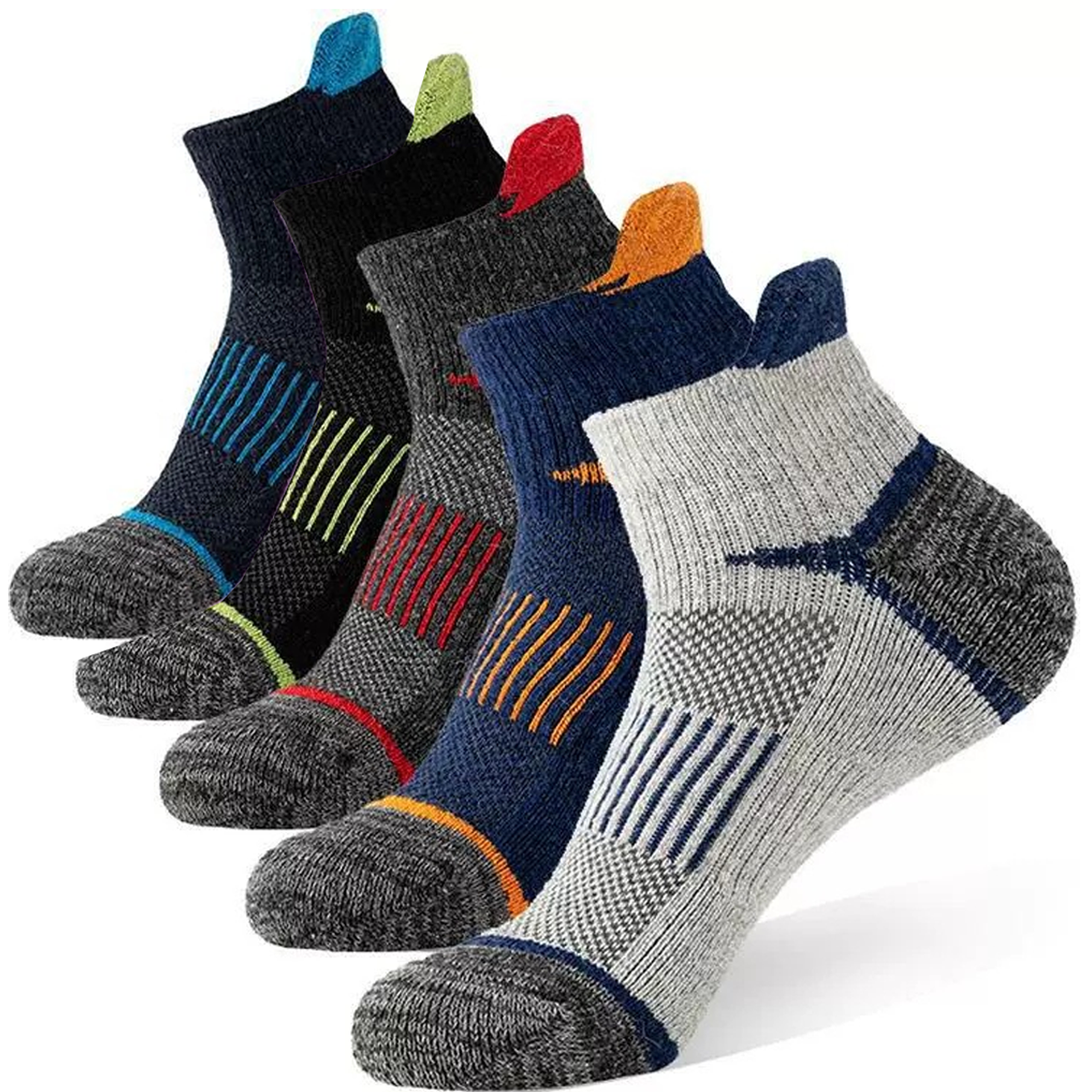 5 Pair Unisex Sport Ankle Socks