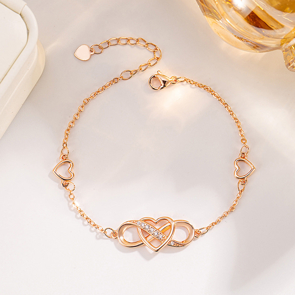Infinity Heart Bracelet