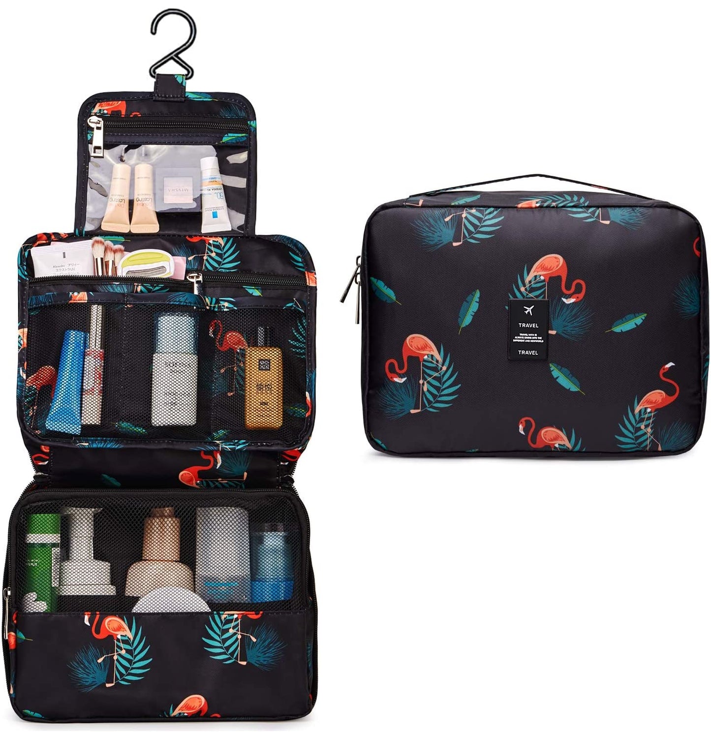 Flamingo Travel Toiletry Bag