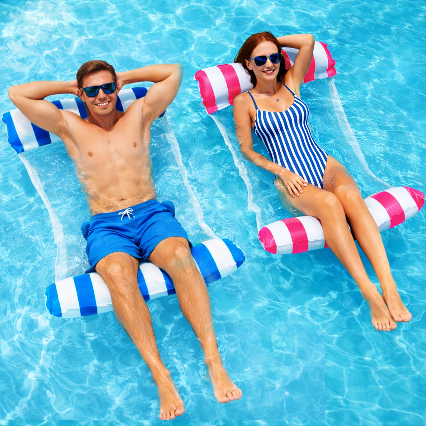 Inflatable Pool Bed Hammock