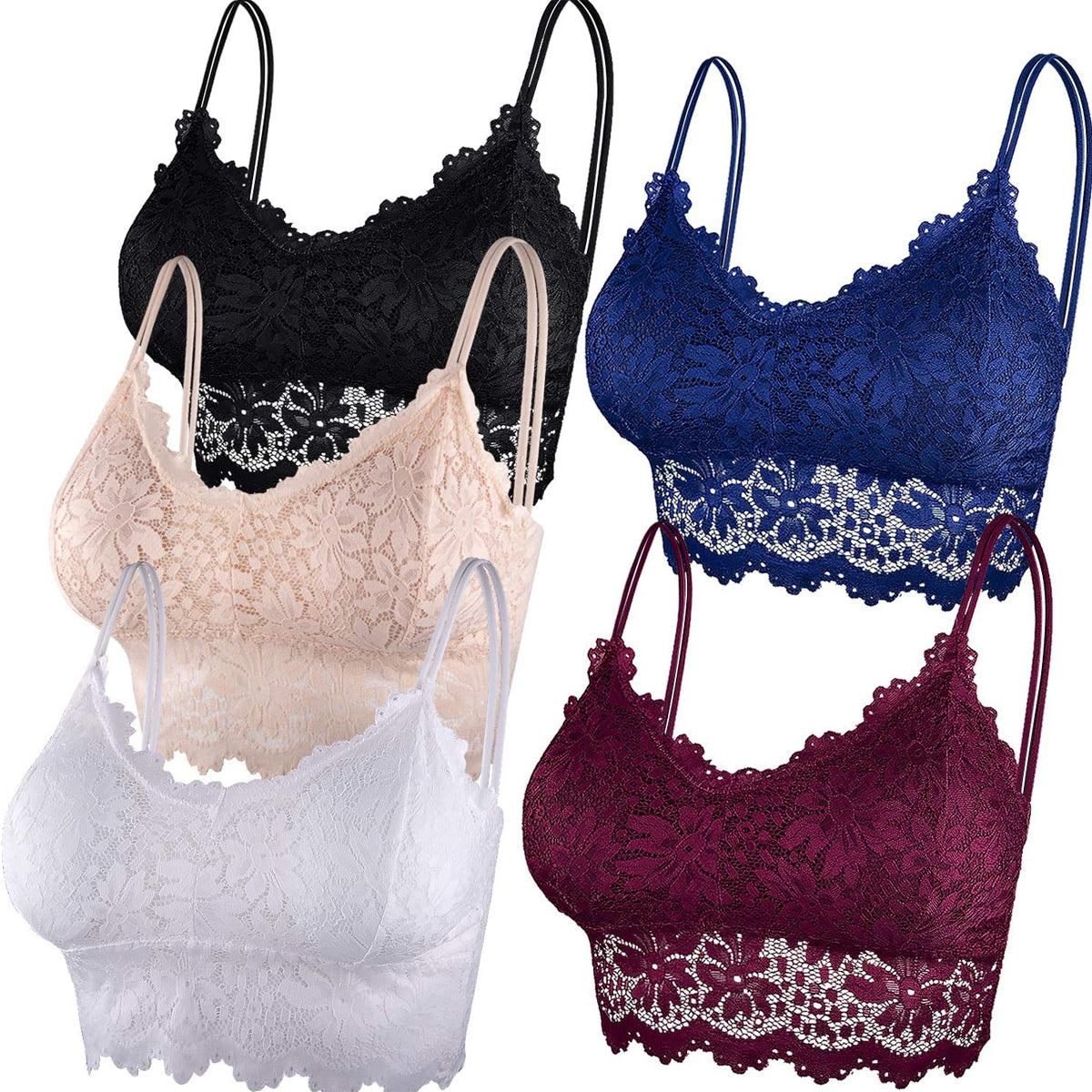 Pack of 3 Lace Bra for Women