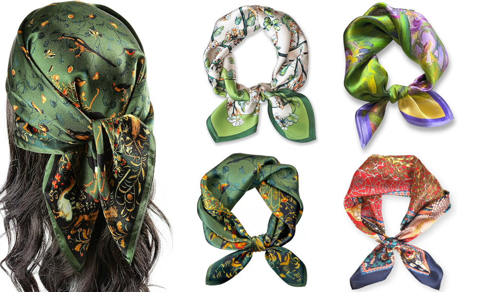 100% Pure Silk Scarf for Women