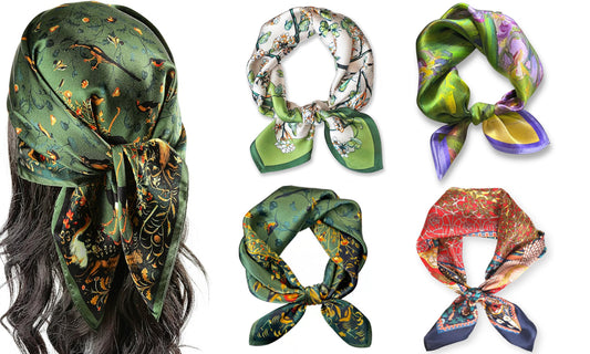 100% Pure Silk Scarf for Women