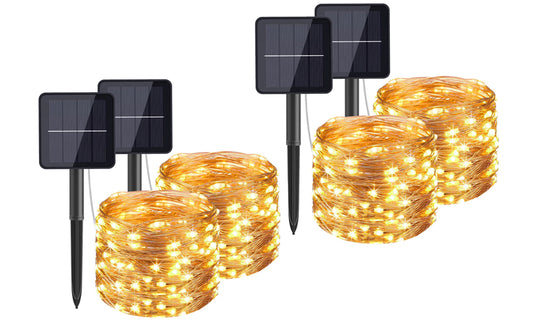 4pcs Solar String Lights