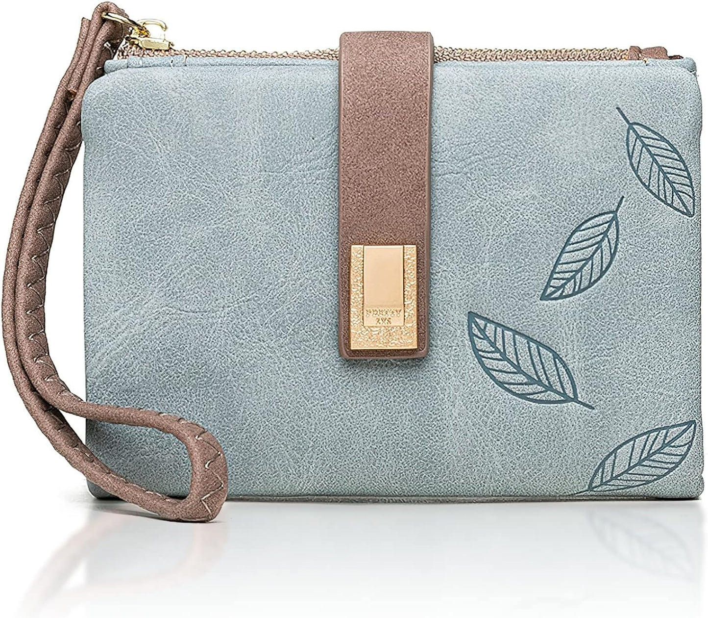 Womens Small Purse with Zip Coin Compartment