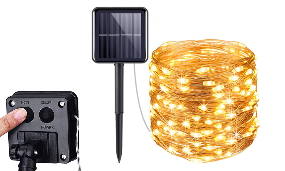 4pcs Solar String Lights
