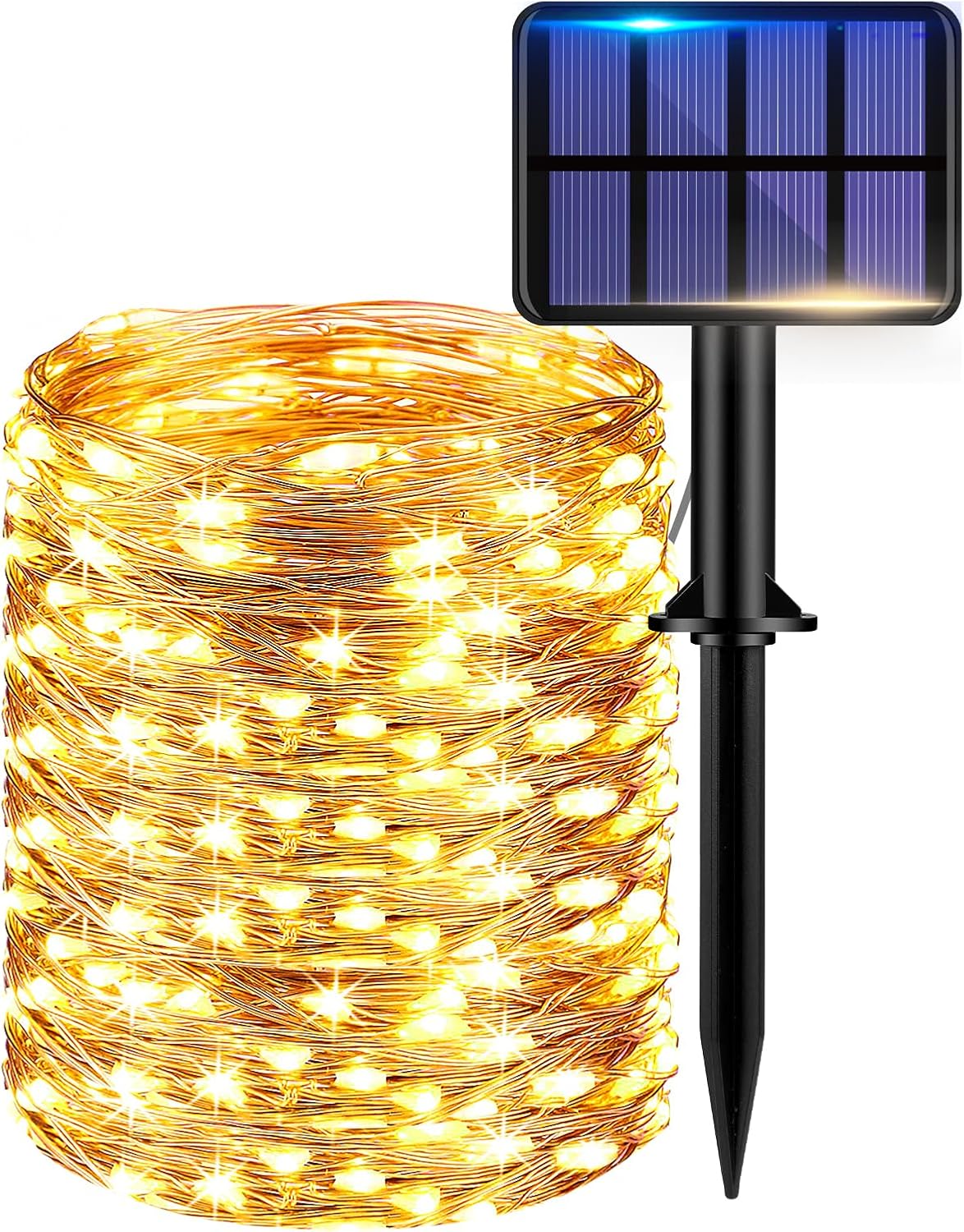 22m Outdoor Solar String Lights