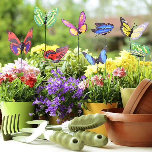 Garden Butterfly Stake Set