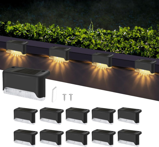 Outdoor Solar Fence Lights 10pcs
