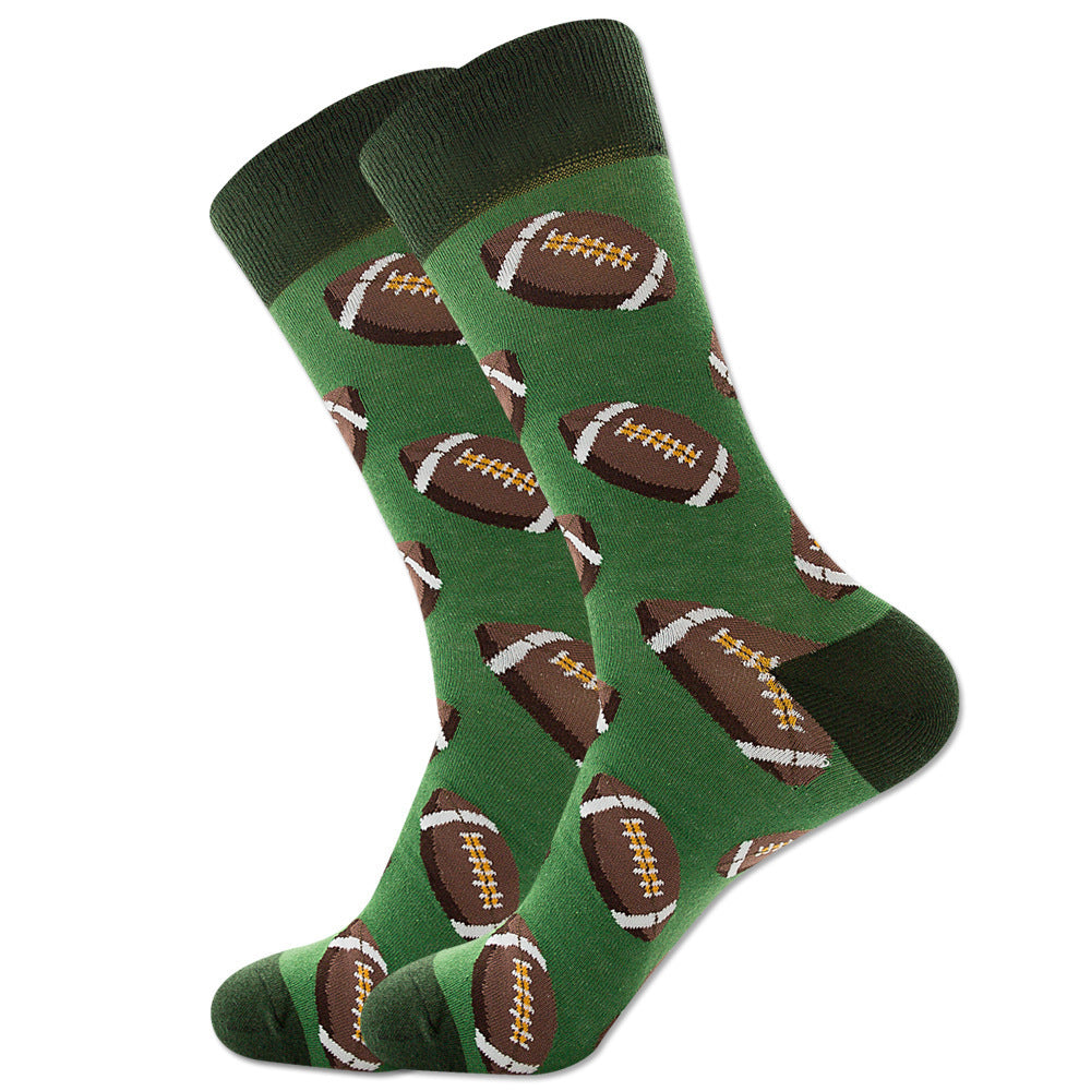 Men Ball Print Socks A0638