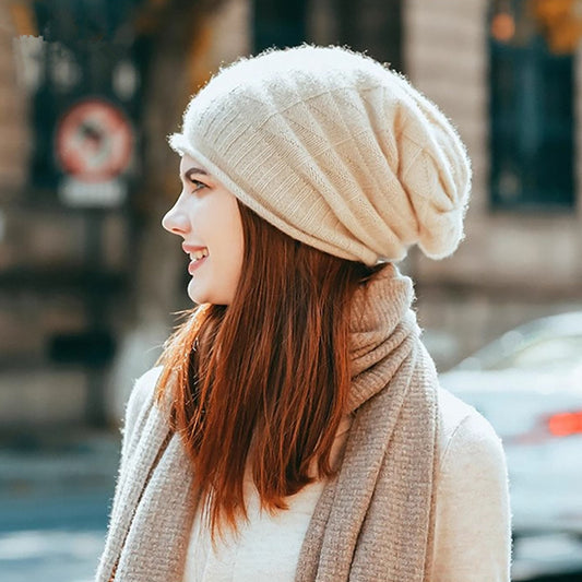 Merino Wool Beanie for Women