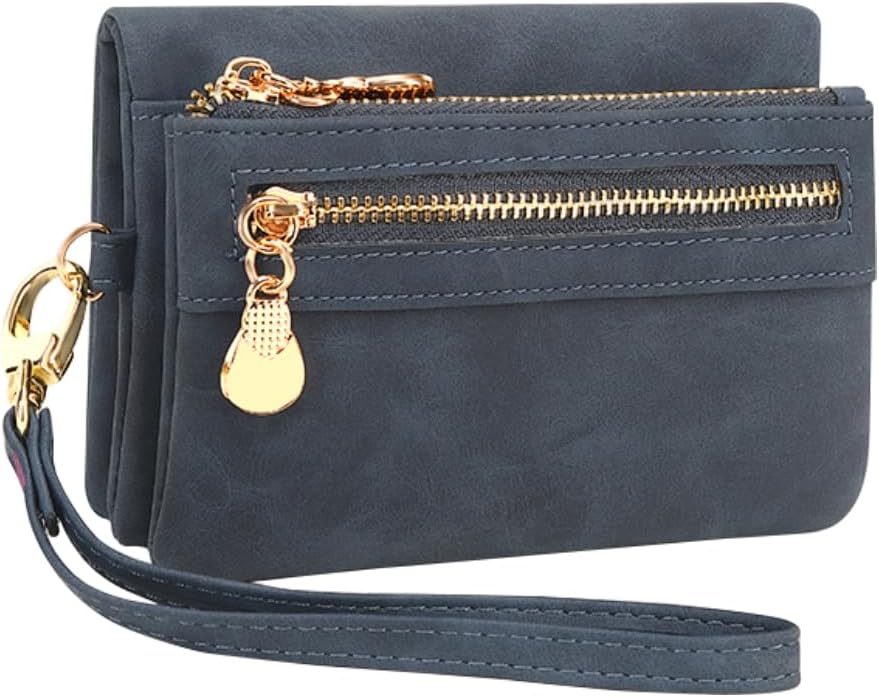 Womens Small Purse with Zip Coin Compartment