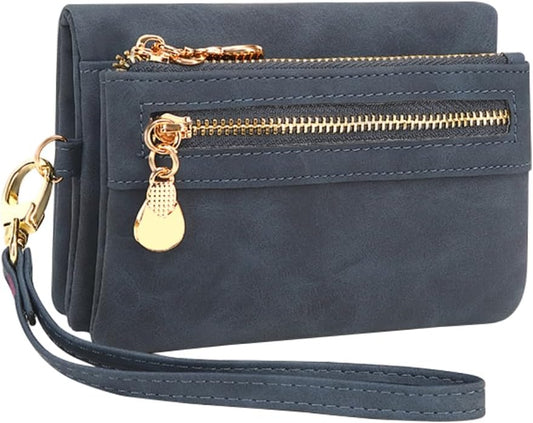 Womens Small Purse with Zip Coin Compartment