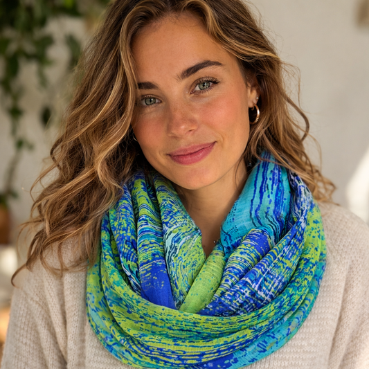 Womens Infinity Loop Scarves