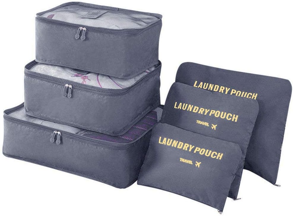 Six-Piece Luggage Organiser Bag Sets