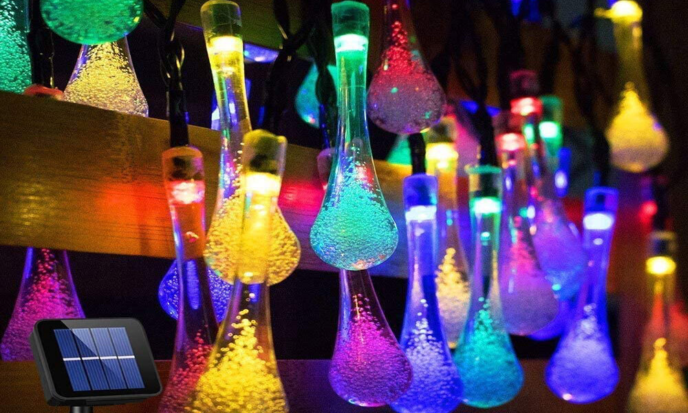 Waterdrop Solar Lights