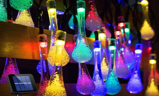 Waterdrop Solar Lights