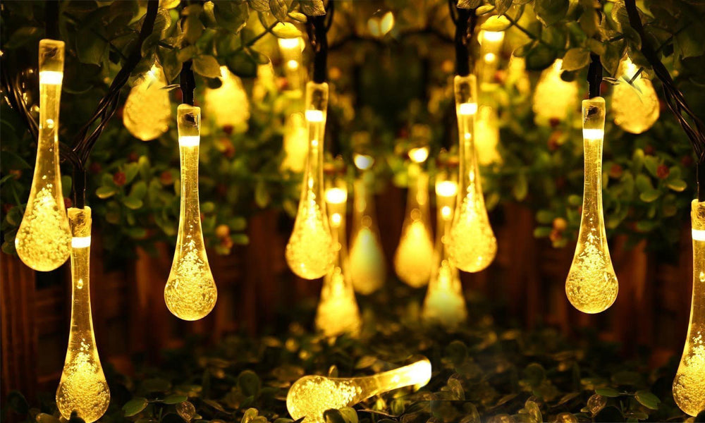 Waterdrop Solar Lights