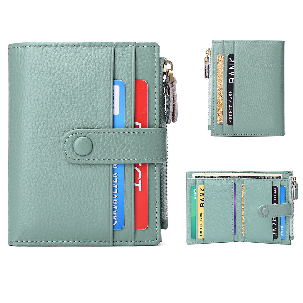 Leather Wallet RFID Protection