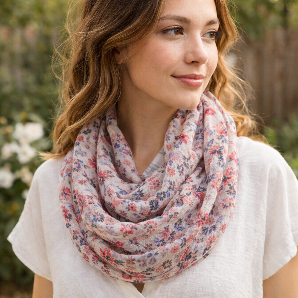 Womens Infinity Loop Scarves