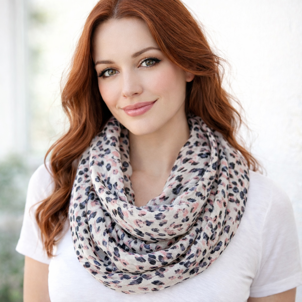 Womens Infinity Loop Scarves